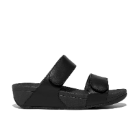 Fit Flop Lulu Adjustable Slides Black כפכפי פיט פלופ לנשים שחור