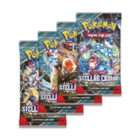 Pokemon TCG:Scarlet & Violet 7 Stellar Crown Booster Box קלפי פוקימון מקוריים בוסטר בוקס