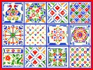 60 ס"מ על 80 ס"מ - שטיח PVC דגם אקלקטי סקנדינבי 296