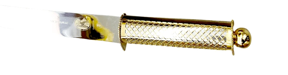 סכין לחלות שבת ויקטורינוקס  victorinox 6D כסף טהור 925-