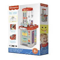 מטבח החלומות לילדים מבית Fisher-Price – עם אורות, צלילים ו-32 אביזרים