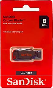 דיסק און קי SanDisk Cruzer Blade 8GB USB 2.0 – אחסון מהיר ונייד