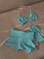 Green & Blue Bikini