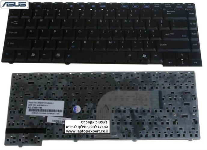 מקלדת למחשב נייד אסוס החלפת מקלדת למחשב נייד אסוס ASUS A3V R20 M9 Z8 A7 Laptop Keyboard 9J.N5382.F01 / 04GN9V1KUSA2
