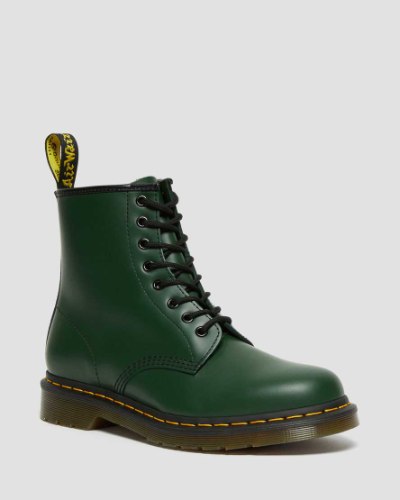 ד״ר מרטינס Dr. Martens 1460 Smooth Leather Lace Up - ירוק