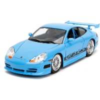 ג'אדה מהיר ועצבני - פורשה כחולה - Jada Fast & Furious 1:24 Brian's Porsche 911 GT3 RS
