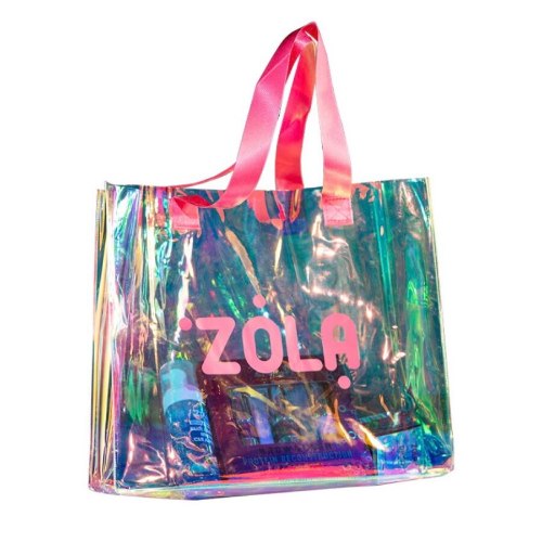 Zola תיק סיליקון ורוד כסוף