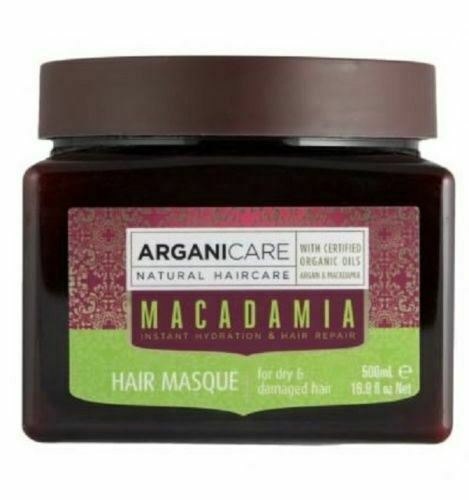 ARGANICARE HAIR MASQUE מסכה להזנה ושיקום ארגניקייר מקדמיה לשיער יבש ופגום