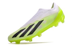 נעלי כדורגל מקצועיות אדידס מסי צהוב לבן ADIDAS X CRAZYFAST1 MESSI FG BOOTS