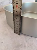 תבנית לב אנודייז לאפייה גודל 25 סמ גובה 8