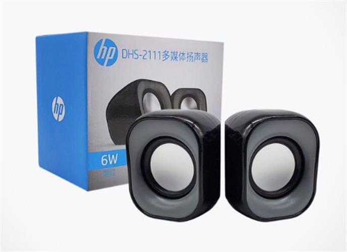 רמקולים למחשב HP דגם DHS-2111 עם גלגלת לשליטה לווליום