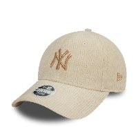 כובע NEW ERA YANKEES קורדרוי לוגו בז'