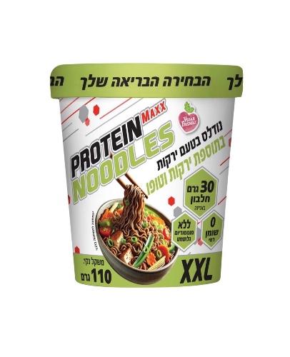 נודלס חלבון פרוטאין מקס בטעם ירקות | Protien Maxx Noodles