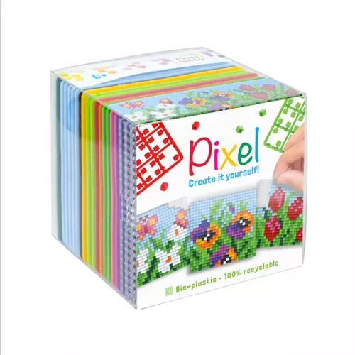 קיט פרחים - 3 תבניות 6/6 ס"מ | פיקסל הובי