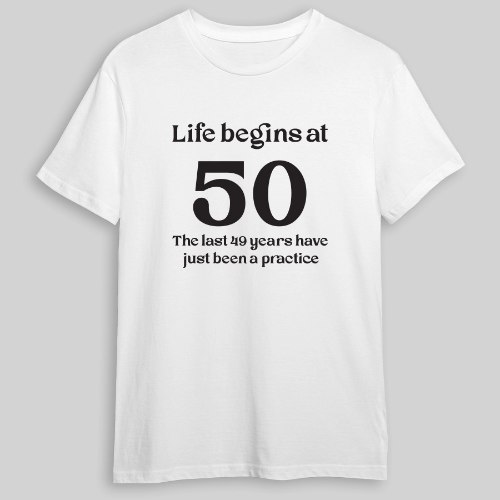 חולצה...Life begins at