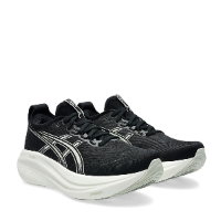 Asics Gel Nimbus 27 Women Black white אסיקס נימבוס 27 לנשים צבע שחור לבן