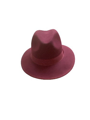מגבעת חורפי  - כובע פדורה לבד לנשים - black felt Fedora Israel