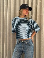 T-STRIPES CROP