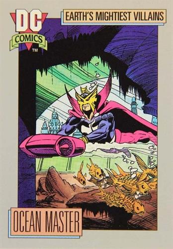 קלף בודד די.סי קומיקס DC Comics - Ocean Master's Oxygen-Filtering Helmet - Earth's Mightiest Villains - 101
