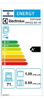 תנור בנוי 71 ליטר פירוליטי רב תכליתי דגם Electrolux EOP6526V אלקטרולוקס זכוכית לבנה