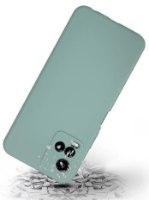 כיסוי סיליקון ירוק עבור Miracase Vivo Y21/Y33 – טלפון יחיד מוגן בצבע ירוק נראה נופל לעבר רסיסי קרקע
