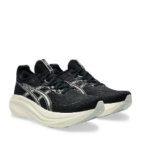 Asics Gel Nimbus 27 Men 2E Black Lake Grey נעלי ריצה אסיקס נימבוס רחבות לגברים צבע שחור אפור