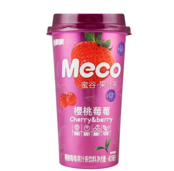 תה קר מאקו בטעם פירות 🍓🍒 400 מ"ל
