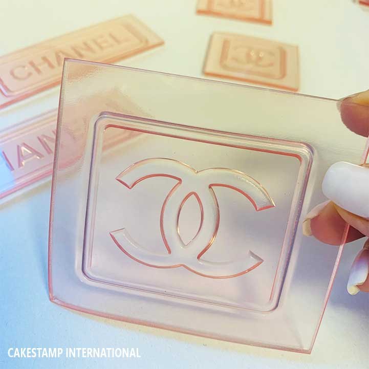 Chanel Embossed Stamp To Chocolate And Fondant Use | Chanel Mold For Cake  Decorating