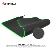 משטח גיימינג לעכבר FANTECH MPR800s Black FIREFLY RGB