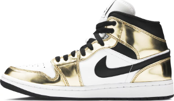 Air Jordan 1 Mid SE Metallic Gold