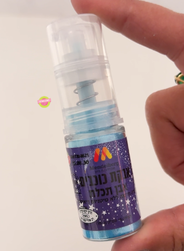 ספריי נצנוץ תכלת
