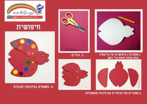 יצירה חיפושית לאביב