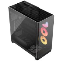 מארז מחשב Corsair FRAME 4500X RS ARGB – מארז שחור עם פאנל זכוכית פנורמי ושלושה מאווררי RGB צבעוניים