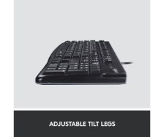 מקלדת לוגיטק חוטית עברית אנגלית LOGITECH K120