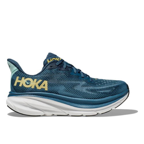HOKA Clifton 9 נעלי ספורט גברים הוקה קליפטון 9 בצבע אוקיינוס/פלדה כחולה | HOKA
