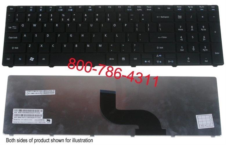 החלפת מקלדת למחשב נייד אייסר Acer Aspire 5736z Laptop Keyborad PK130C94A00, 90.4HV07.S1D, V104730DS3