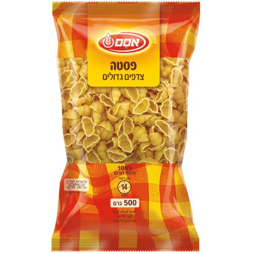 פסטה צדפים גדולים אסם