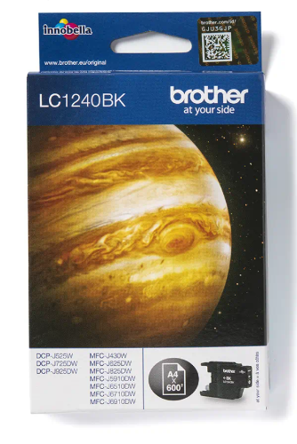 ראש דיו שחור מקורי Brother LC-1240BK