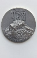 מצדה- שנת 1977, מדליה כסף/935, 59 מ"מ, החברה הממשלתית למדליות ולמטבעות