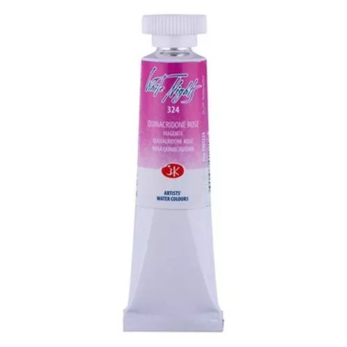 צבע מים לילות לבנים 10 מ"ל ורד קווינקרידון 324