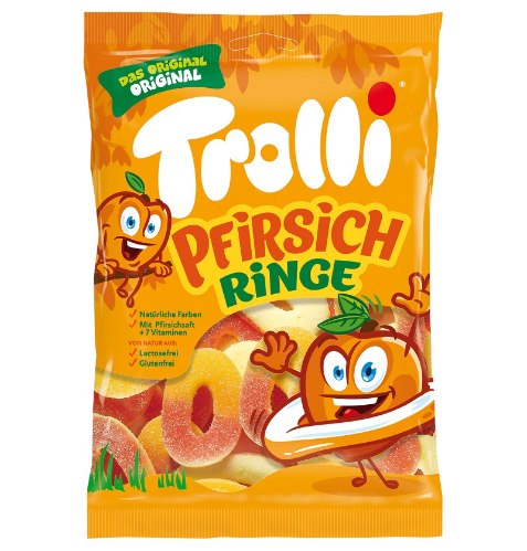 גומי אפרסקים חמוצים ללא גלוטן Trolli