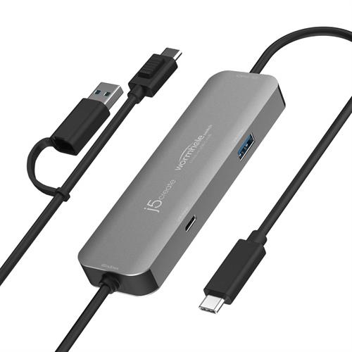 רכזת USB-C j5create CrossLink2