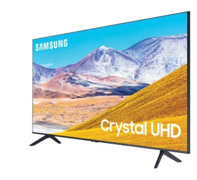 טלוויזיה בגודל 82" דגם SAMSUNG LED סמסונג UE82TU8000 דקה יוקרתית ללא מסגרת גימור שחור