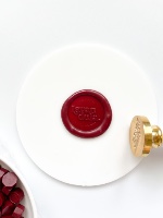 פתיתי שעווה להטבעת חותמות- בורדו יין