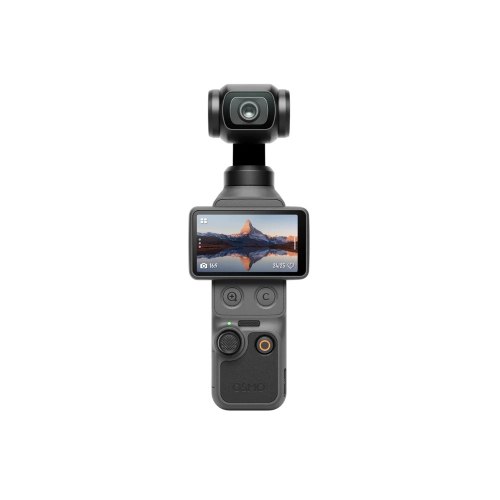 מצלמת כיס מיוצבת DJI Osmo Pocket 4 Standard Combo עם מסך מגע מסתובב ואחסון 107GB