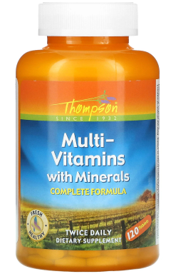 מולטי ויטמין מרוכז בתוספת מינרליים | Thompson‏ Multi-Vitamin