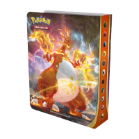 Pokemon TCG: SWSH -Darkness Ablaze Mini Portfolio קלפי פוקימון מקוריים מיני אלבום עם בוסטר