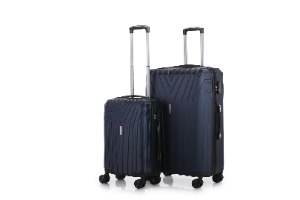 סט 2 מזוודות איכותיות SWISS ALPINE - צבע כחול כהה