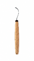 סכין מעוקלת לגילוף כפות hook knife 6  open curve