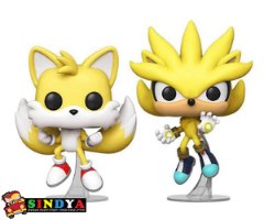 פופ סוניק סופר טיילס וסופר סילבר - POP SONIC SUPER TAILS & SUPER SILVER 2 PACK